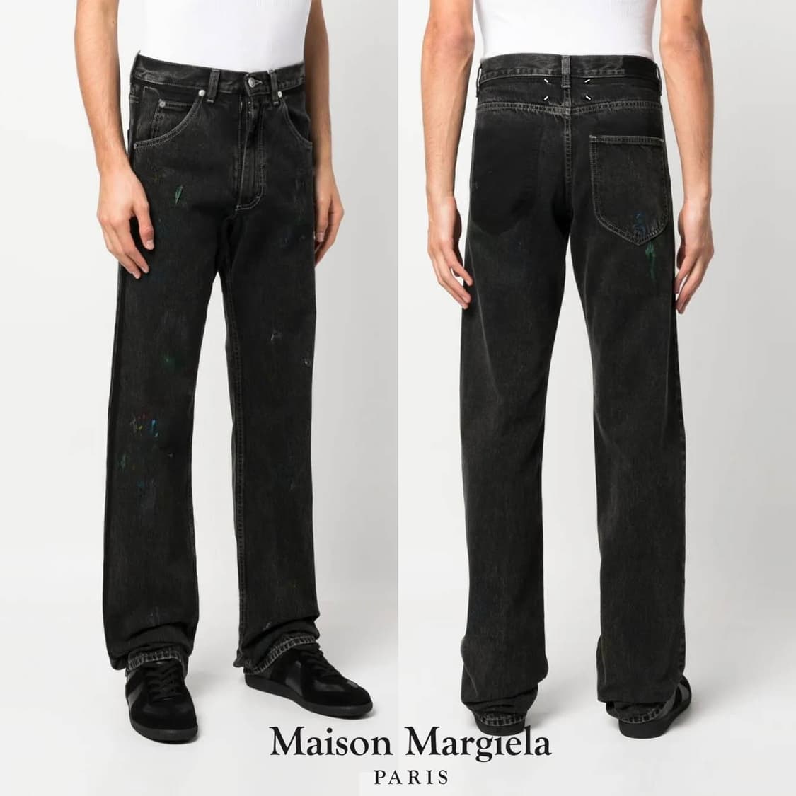 마르지엘라/스톤워싱 페인트 데님 상품이미지5