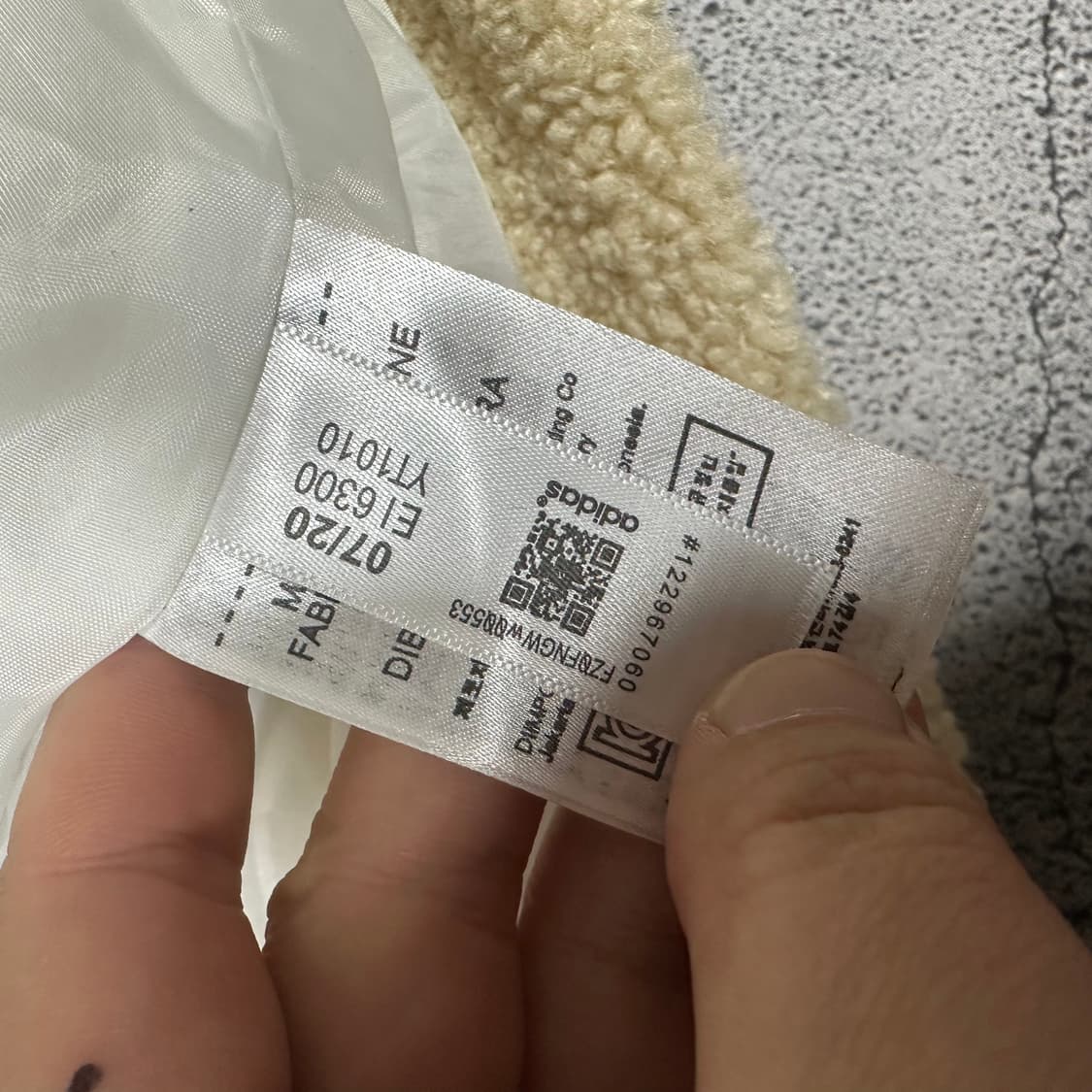 ✨ (바배) 아디다스 빅트레포일 뽀글이 플리스 집업  상품이미지4