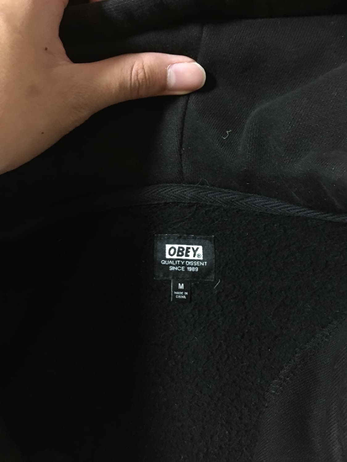 정품) Obey 후드집업 m 상품이미지3