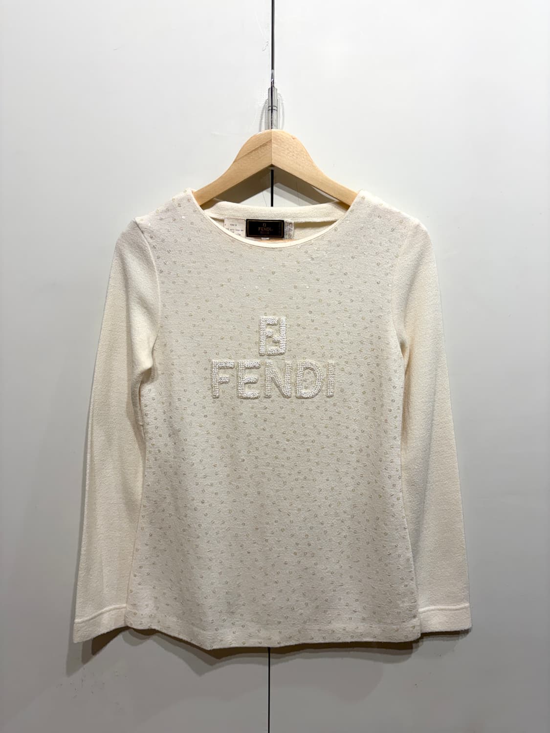 FENDI 펜디 스팽글 울 니트 탑 상품이미지1