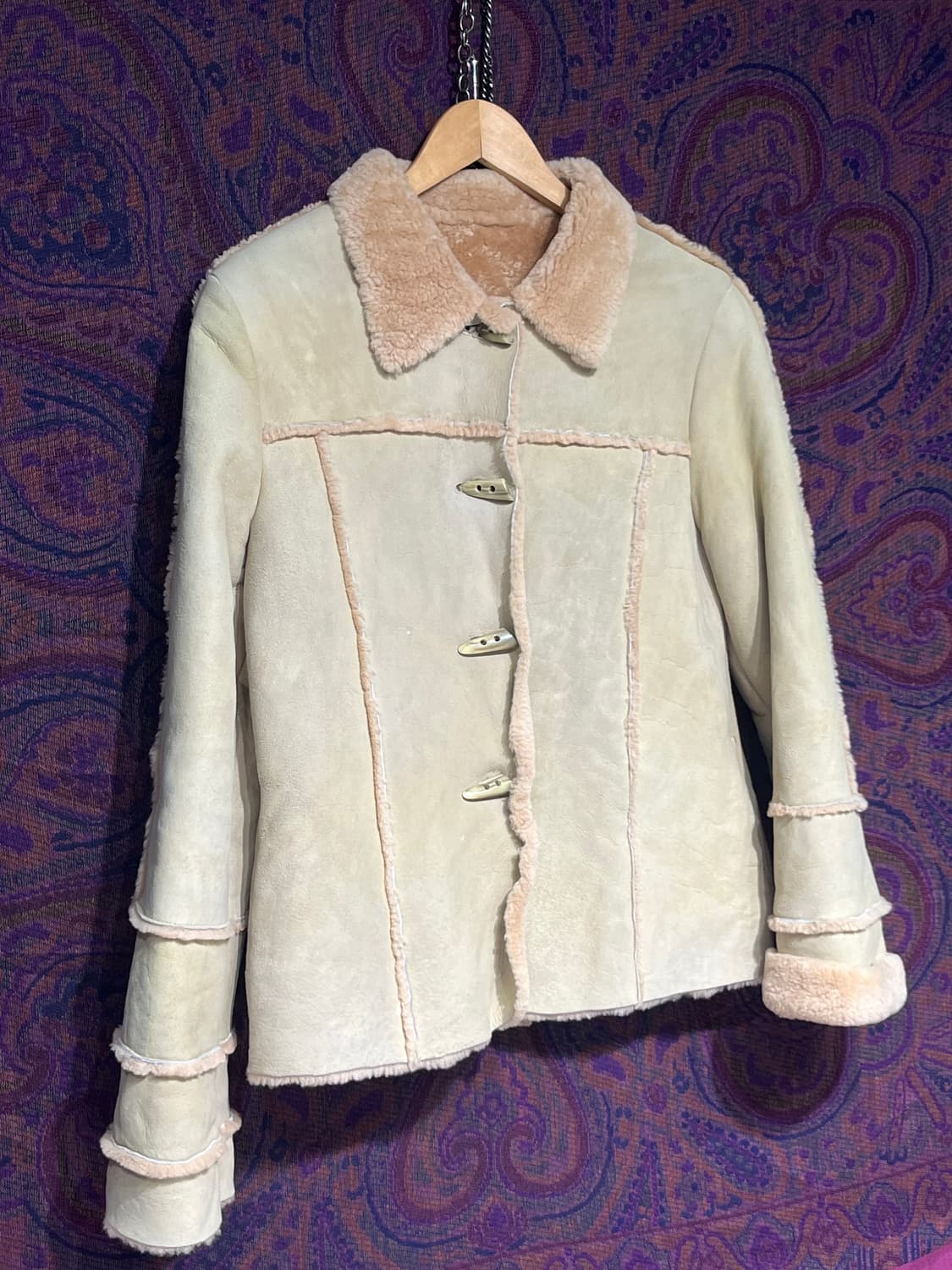 여자 스웨이드 양털 무스탕 떡볶이 자켓 상품이미지7