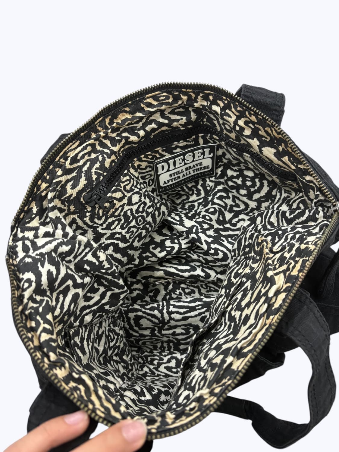 DIESEL cotton tote bag black  상품이미지8