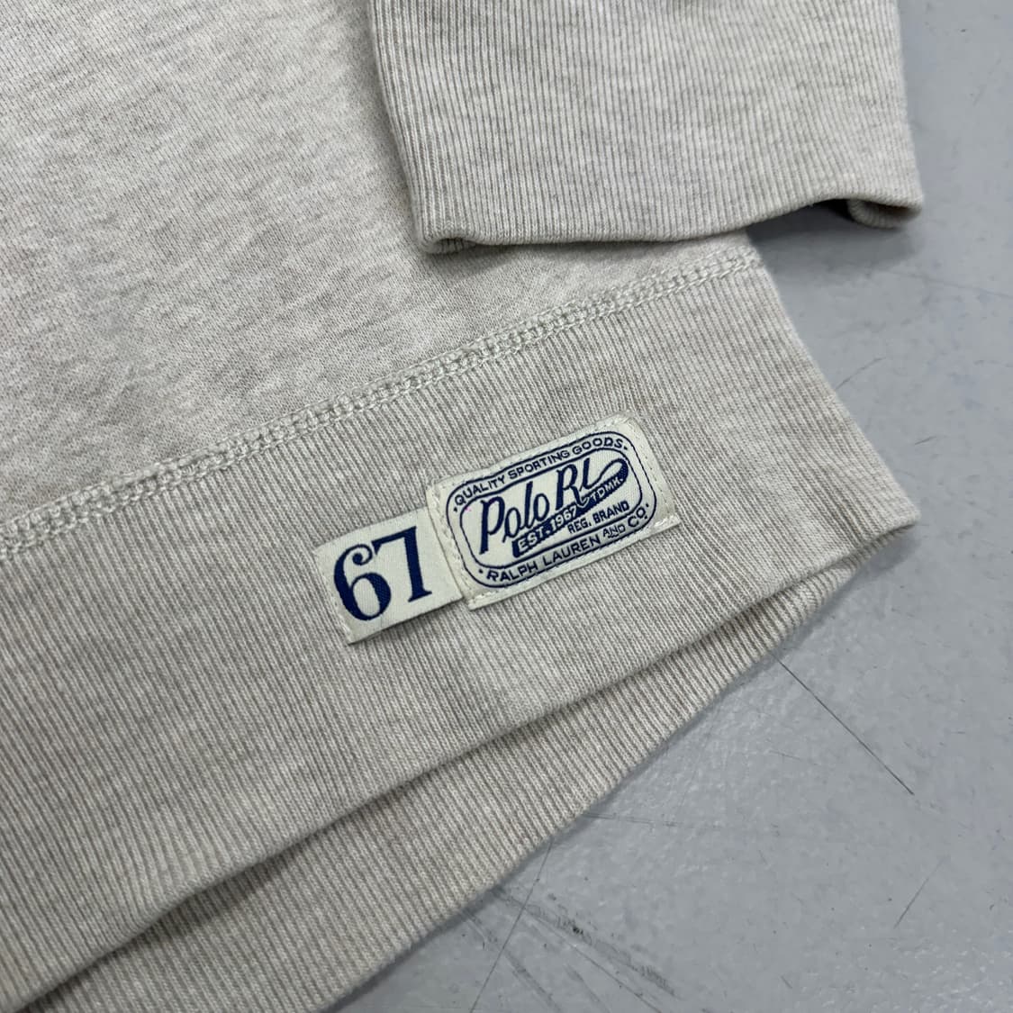 폴로 신형 XL 오버핏 아치로고 맨투맨 상품이미지4