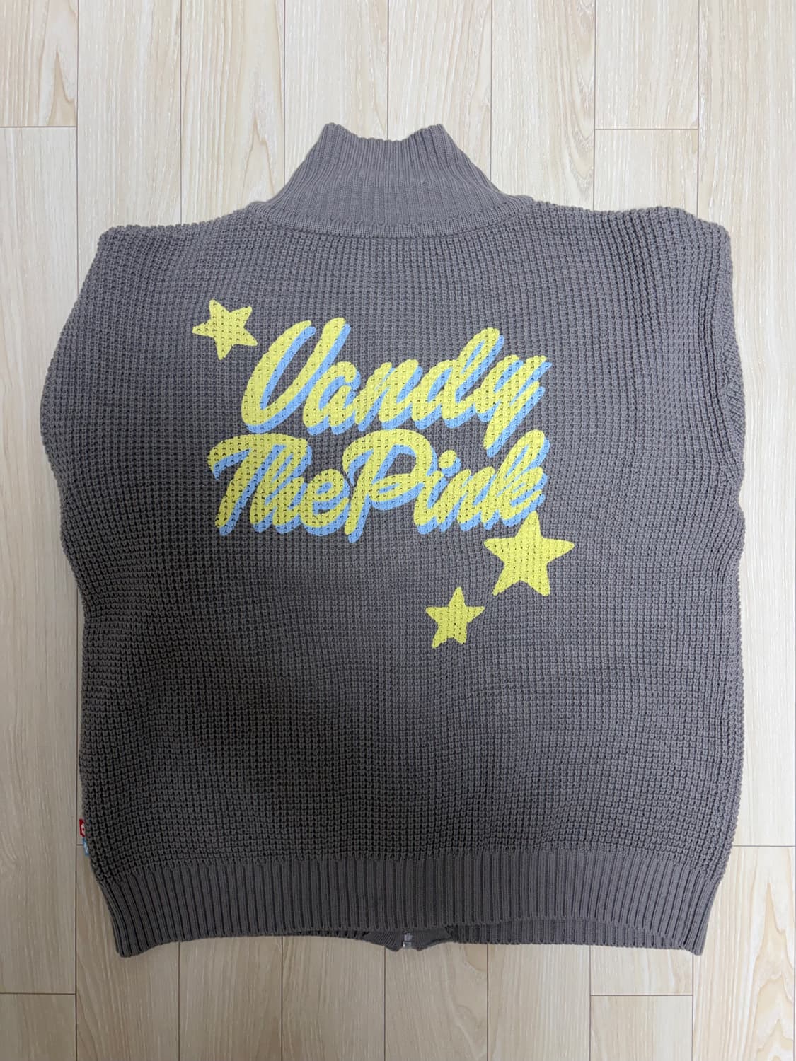 (XL)반디더핑크 니트집업 상품이미지2