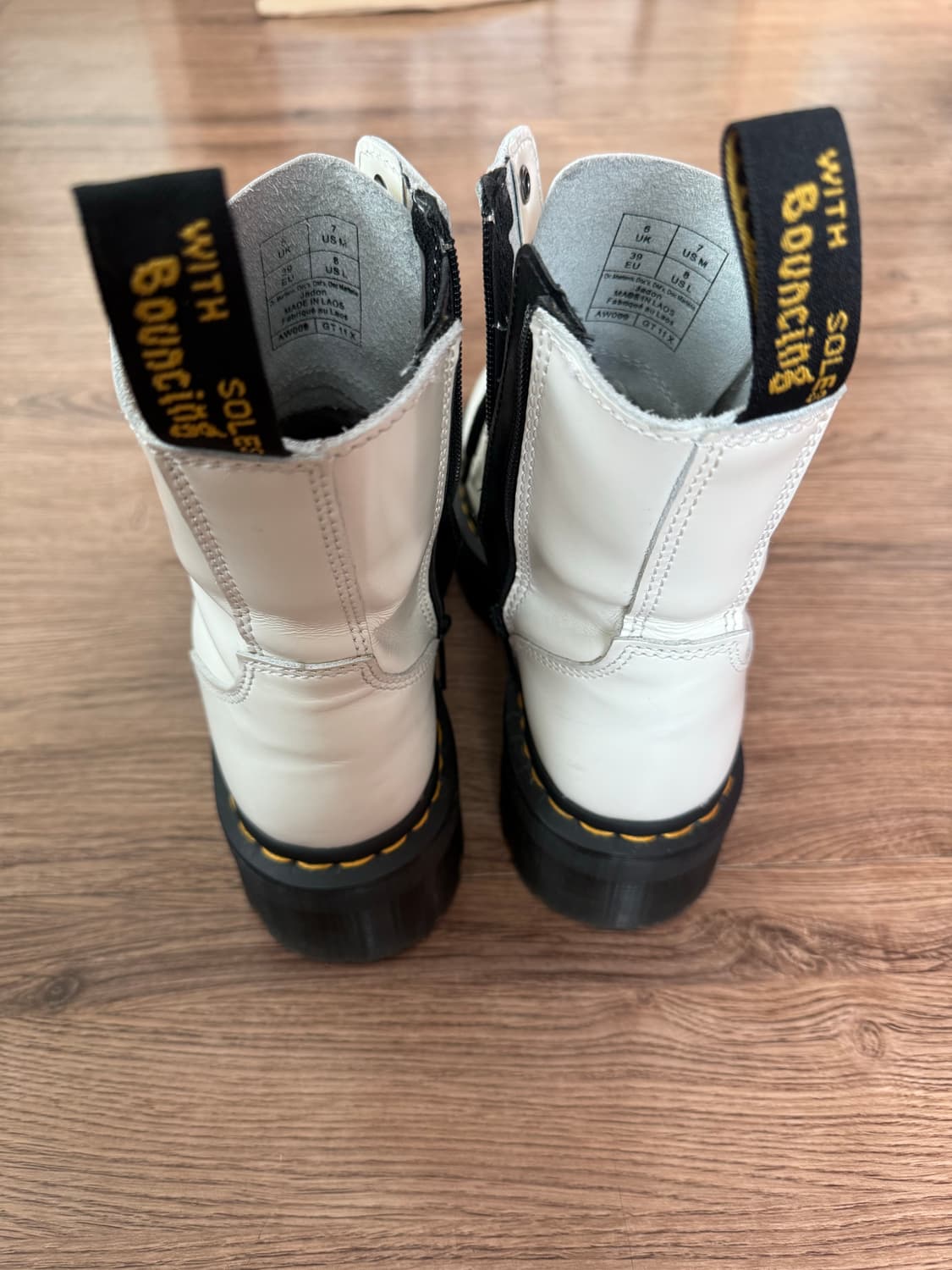 닥터마틴 제이든 화이트 부츠 UK6 (250mm) 상품이미지3