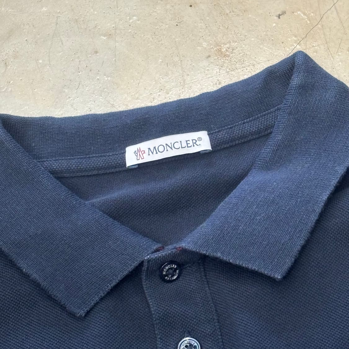 🫶🏻 몽클레어 Navy 카라 반팔티 🫶🏻 상품이미지4