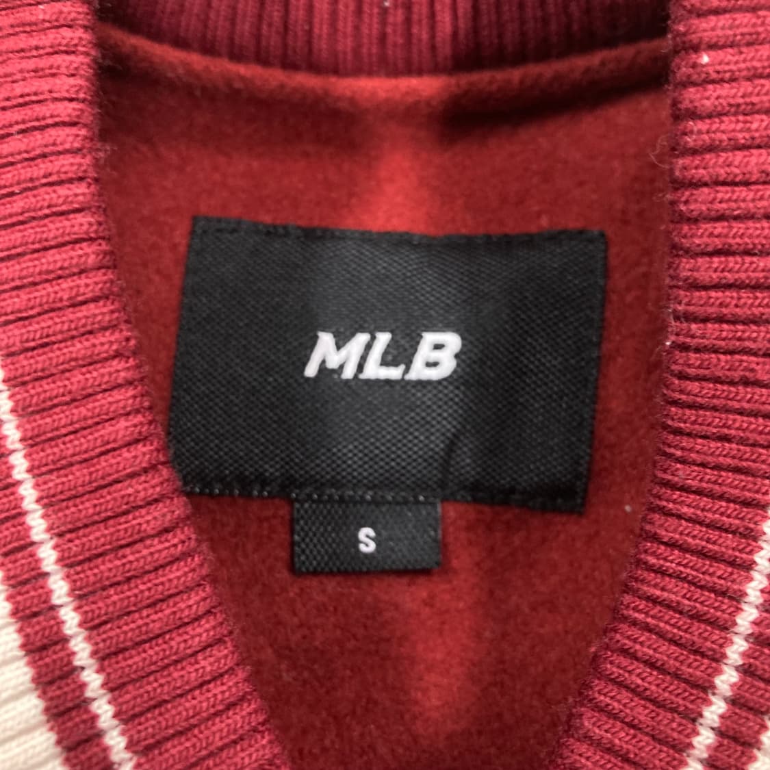 MLB 버건디 컬러 보스턴 레드삭스 바시티 자켓 상품이미지3