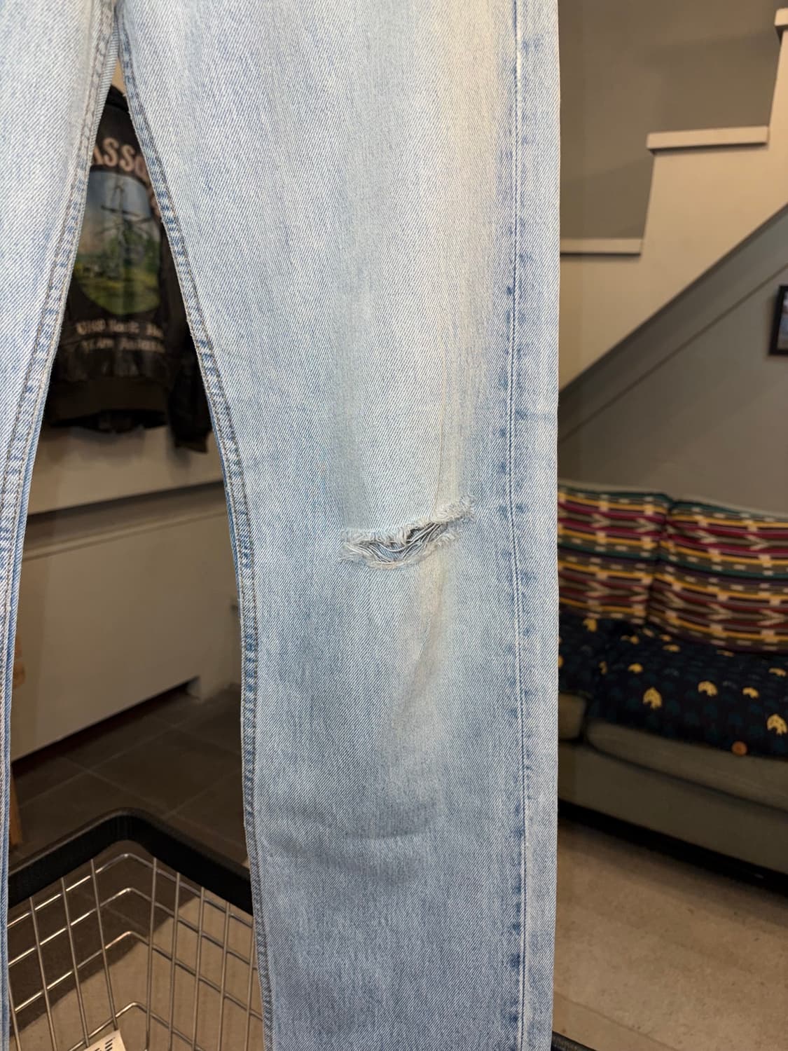 90’s Levi’s 501 520 USA distressed denim 상품이미지7