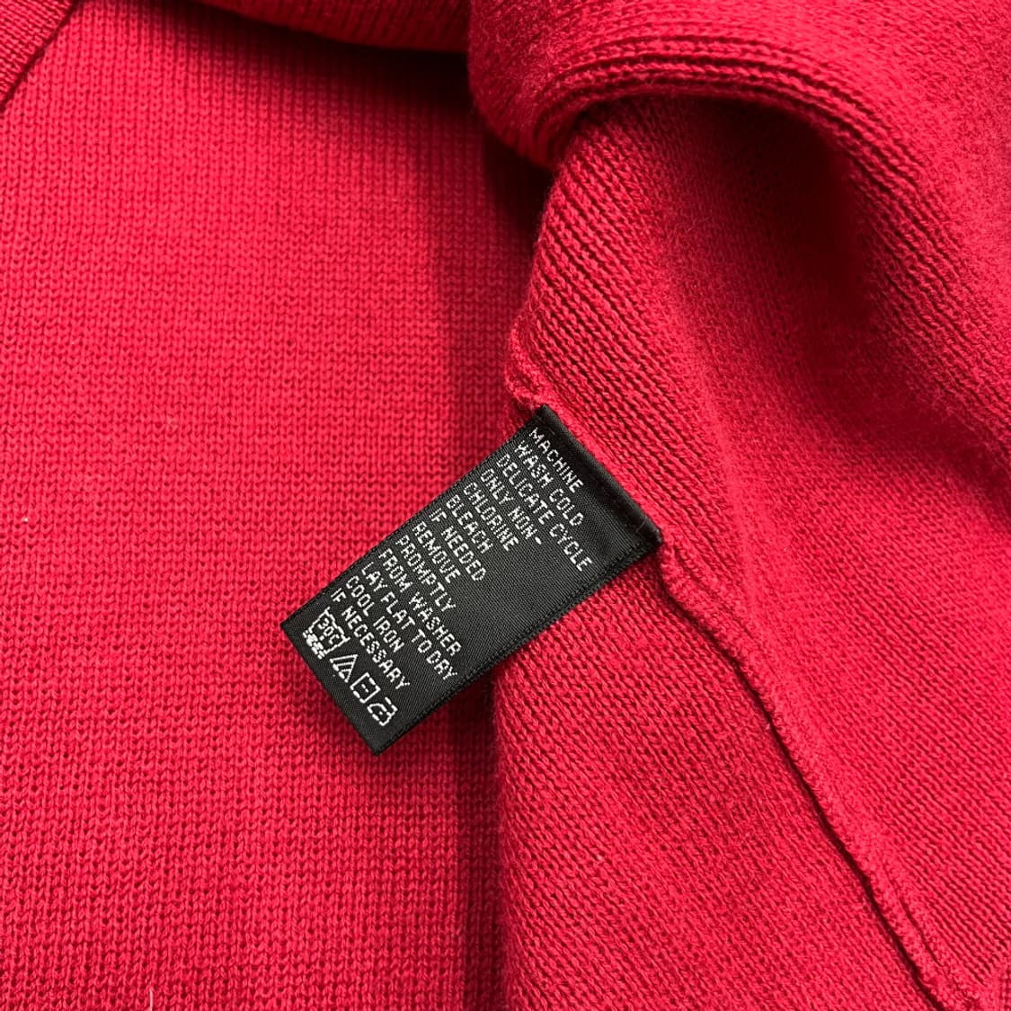 폴로 랄프로렌 패치로고 레드 니트 M 상품이미지7