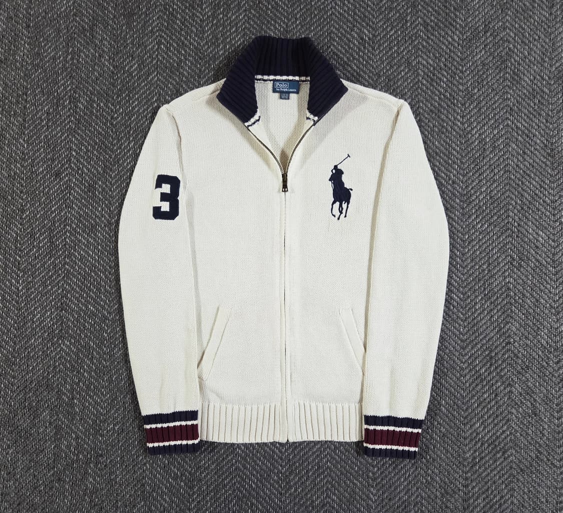 폴로 랄프로렌 빅포니 니트 집업 상품이미지1