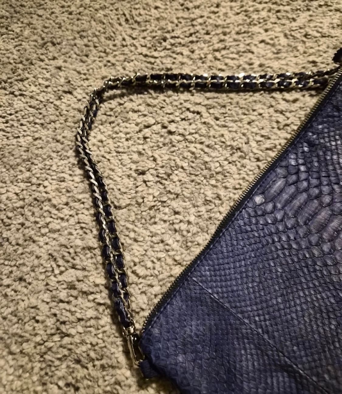 주문제착) 리얼파이톤(뱀피) 숄더&크로스&클러치 상품이미지7