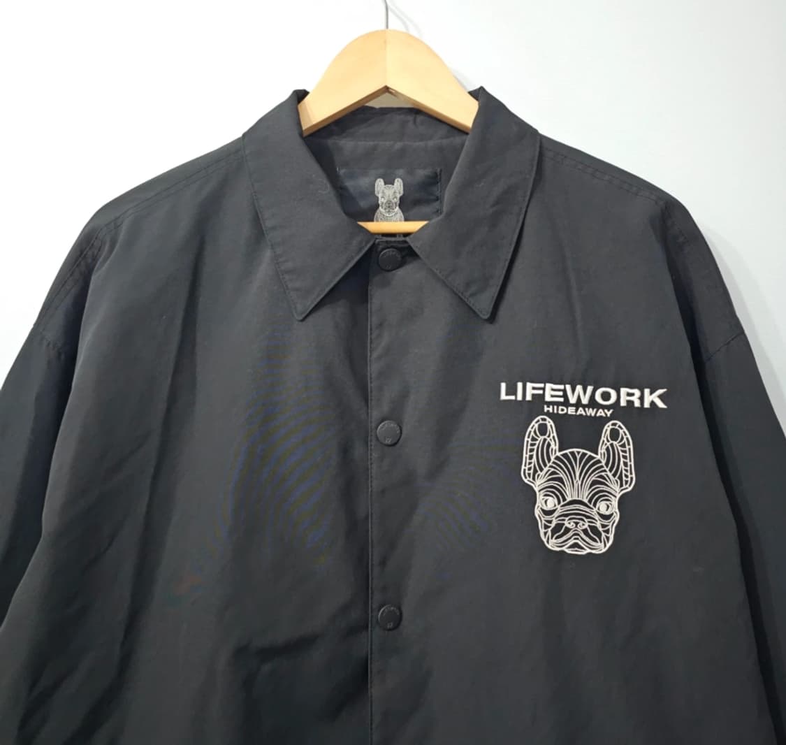 라이프워크 오버핏 코치자켓 블랙 100 상품이미지1