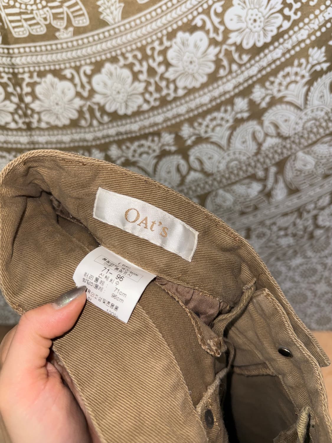 오츠 베이지 카고팬츠  상품이미지6