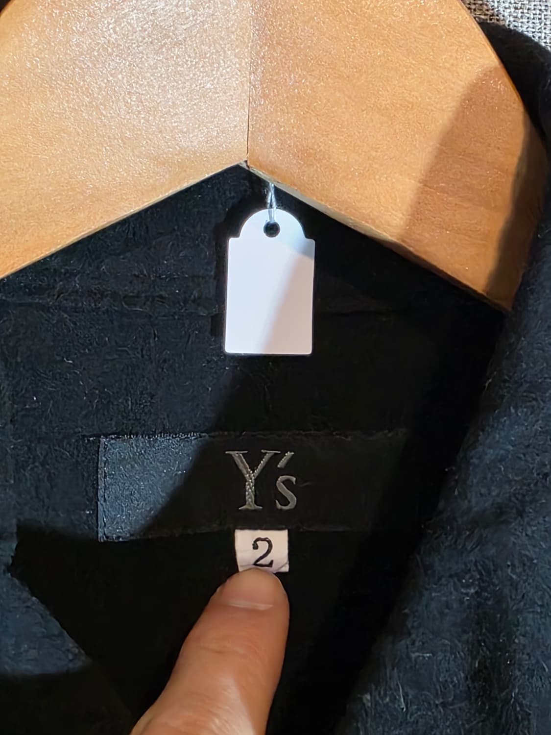 Y's for men tartan shirt zip-up 상품이미지5