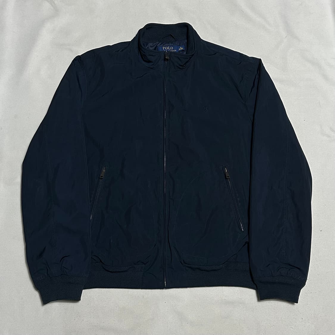 XL 폴로랄프로렌 모크넥 네이비 폴리쉘 자켓 상품이미지2