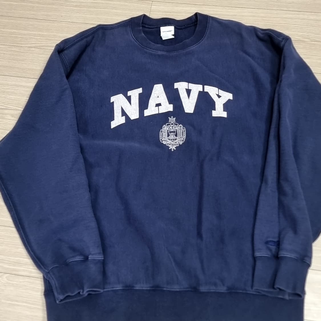 아웃스탠딩 미군 네이비 맨투맨 티셔츠(L) 상품이미지1