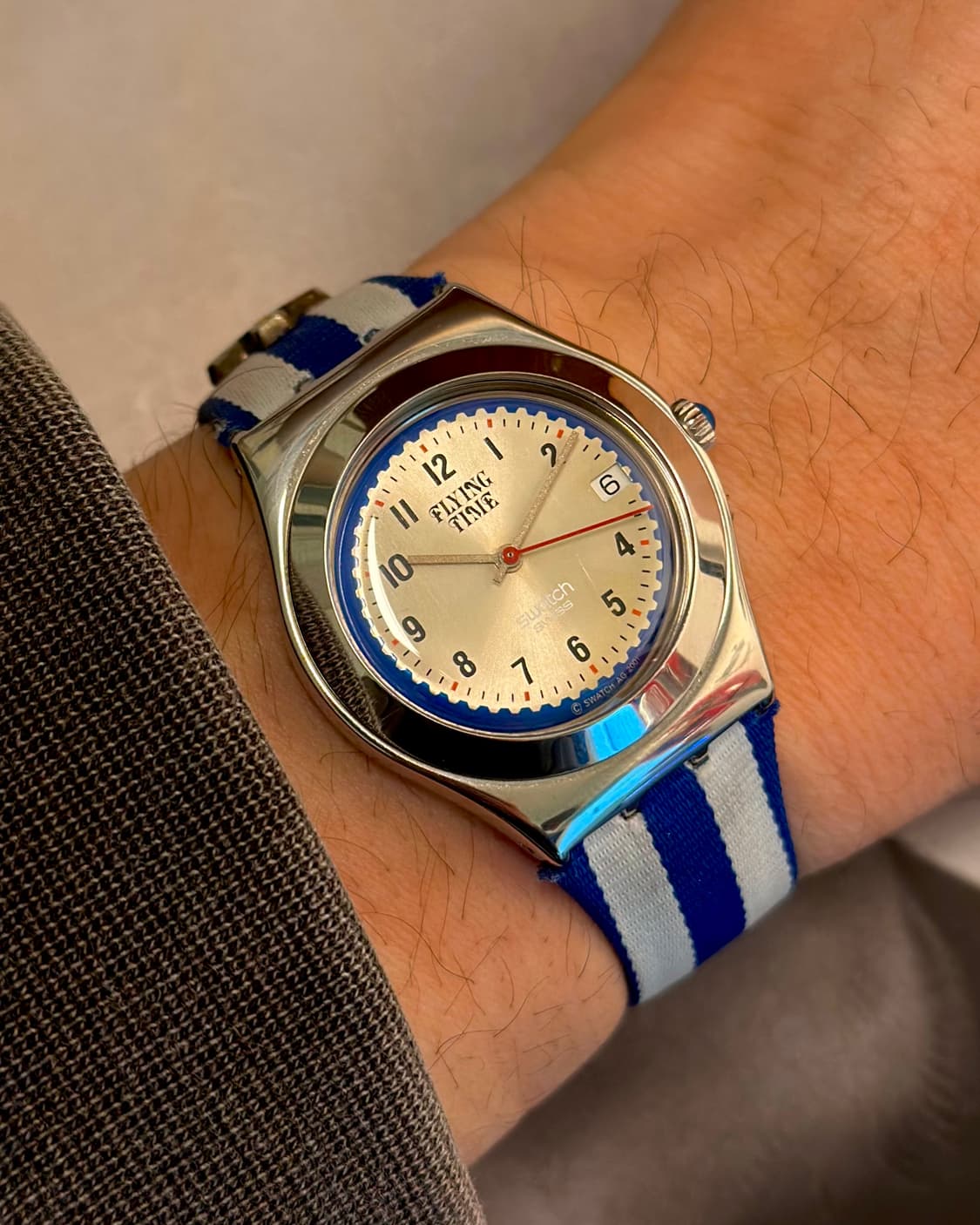 01년판) 빈티지 스와치 비비안 웨스트우드 콜라보 flying time 상품이미지1