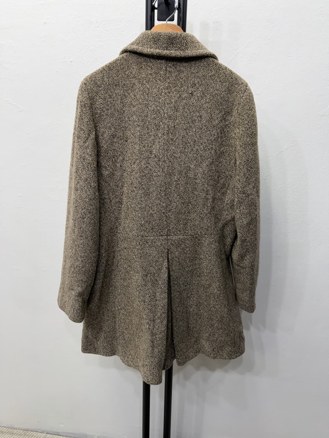 정품) PRISMA 프리스마 헤링본 더블 버튼 코트 38(55-66) 상품이미지4