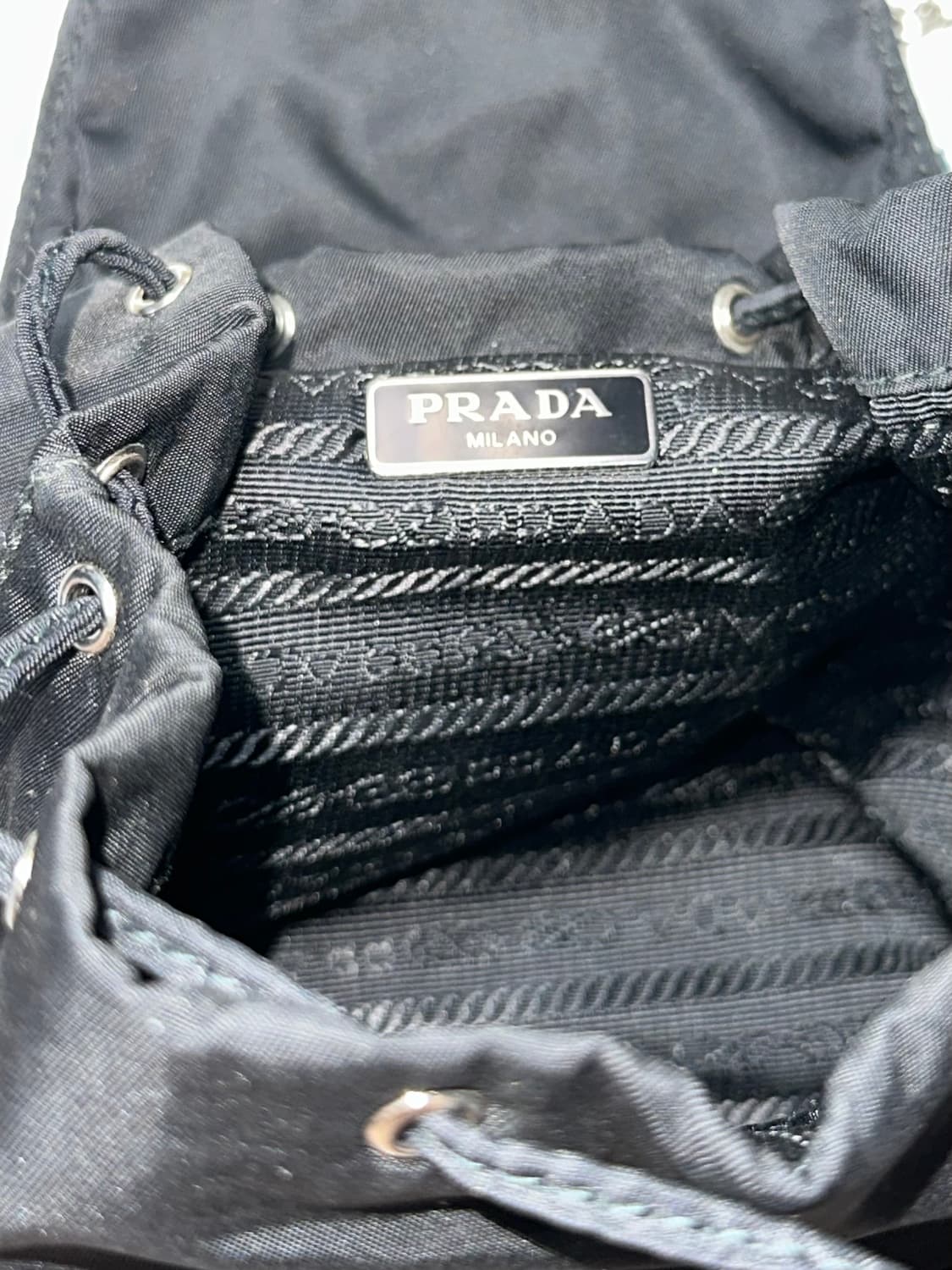 프라다 리나일론 미니백팩 크로스 상품이미지2