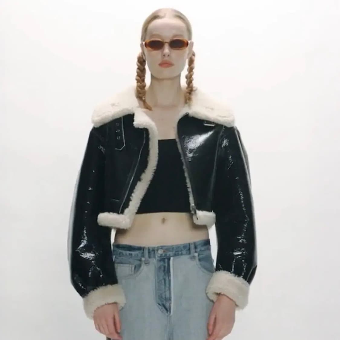 [정가152, 램스킨] 인스턴트펑크 보머 숏 무스탕  상품이미지1