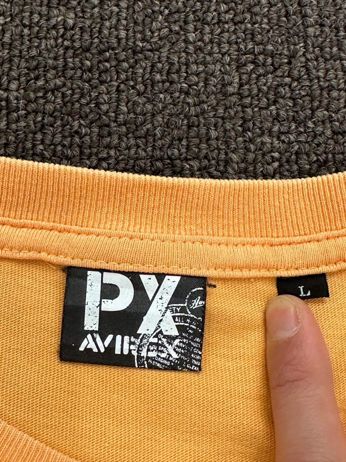 L)AVIREX vintage 미국 공군 핀업걸 프린팅 반팔 상품이미지4