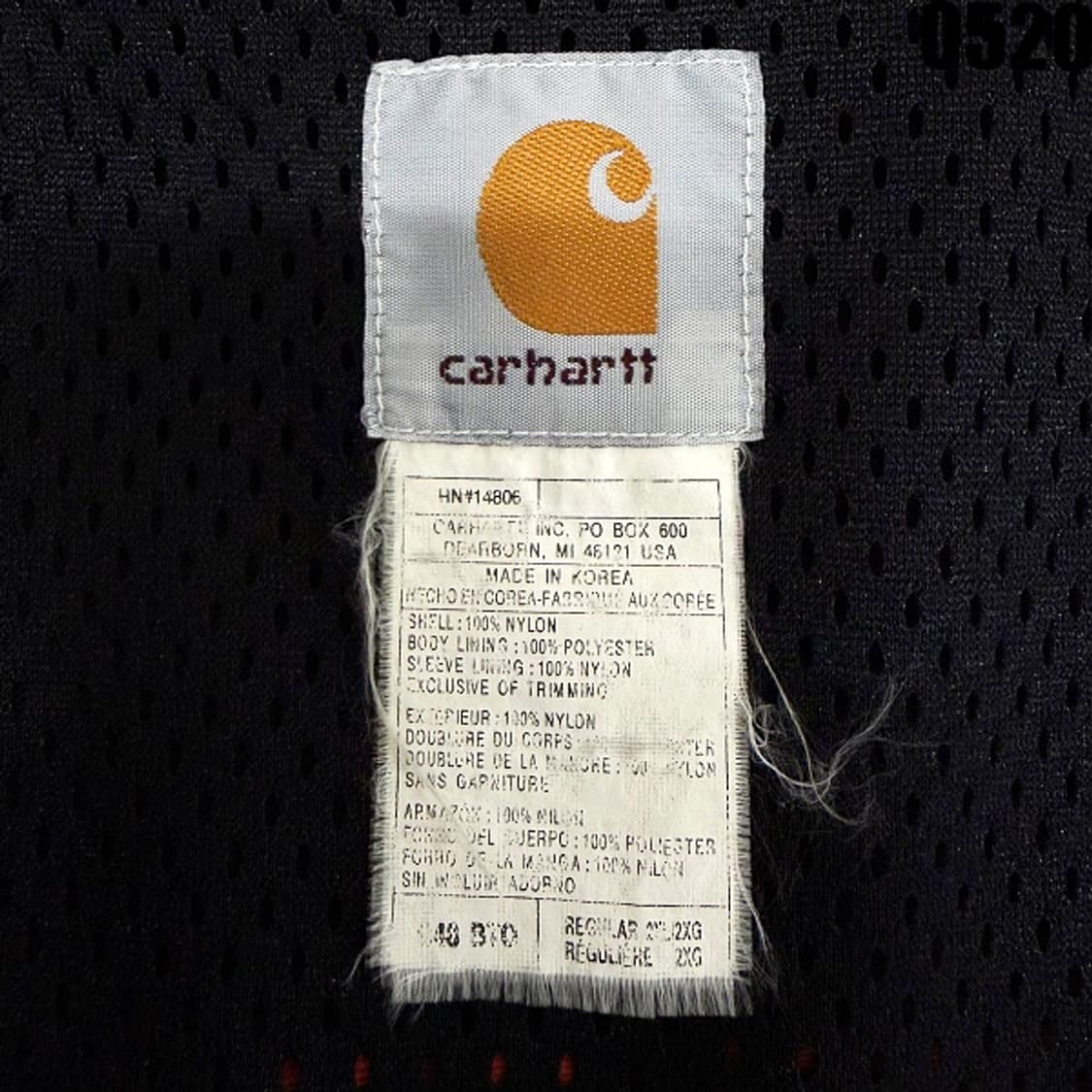 칼하트 레인 디펜더 컬러블록 자켓 0520 상품이미지6