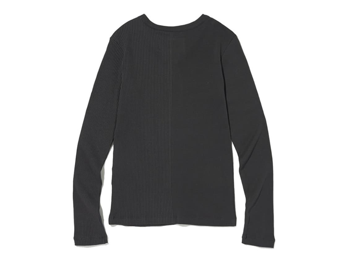 챔피온 여성 슬림 크루넥 롱슬리브 티셔츠 Charcoal Grey 상품이미지2