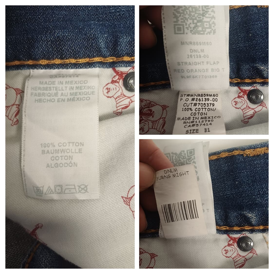 [31] 트루릴리전 릭키 빅 T 스트레이트 플랩 데님 (메드 인 멕시코) 상품이미지9