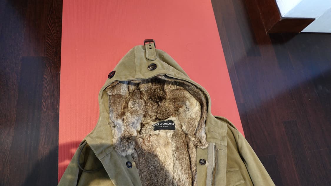 돌체앤가바나 리얼퍼 야상 아우터 상품이미지4