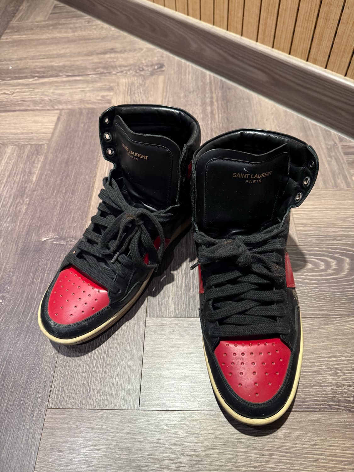 생로랑 하이탑 레더 스니커즈 SI-10 상품이미지1