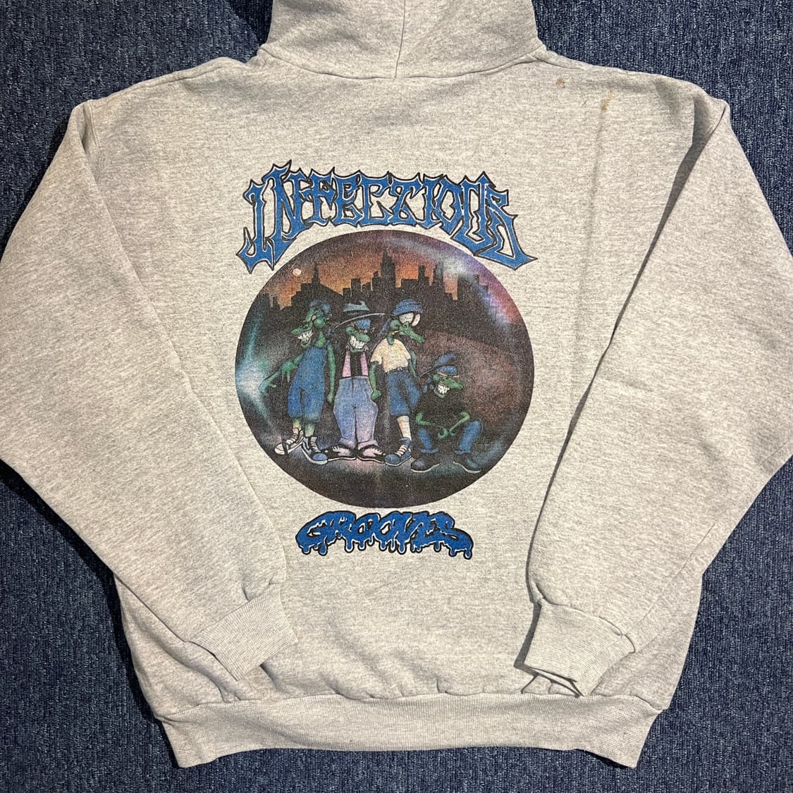 빈티지 90s Infectious Grooves 후드 스웻셔츠 상품이미지2