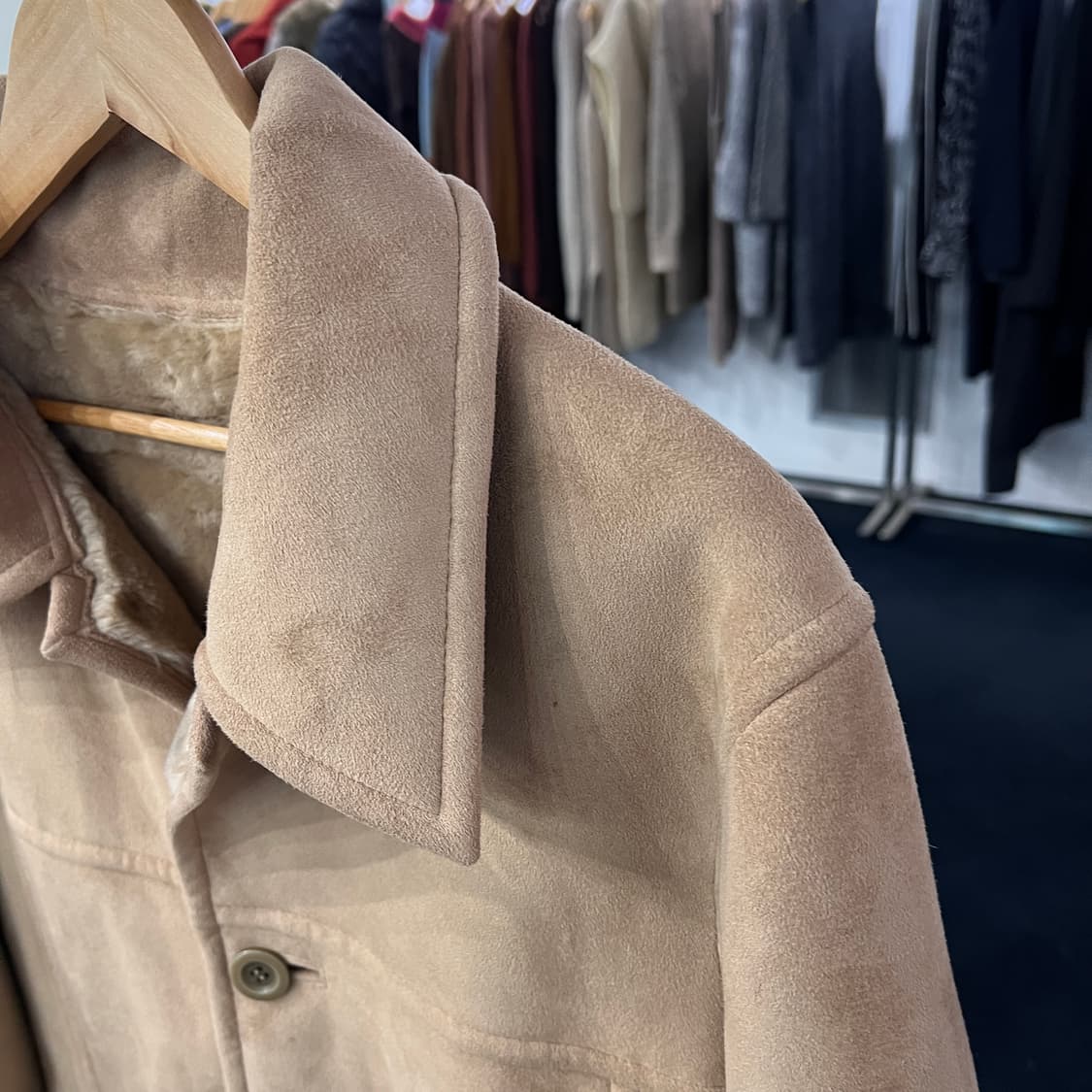 [50] MONSIEUR 니콜 양가죽 무스탕 코트  상품이미지3