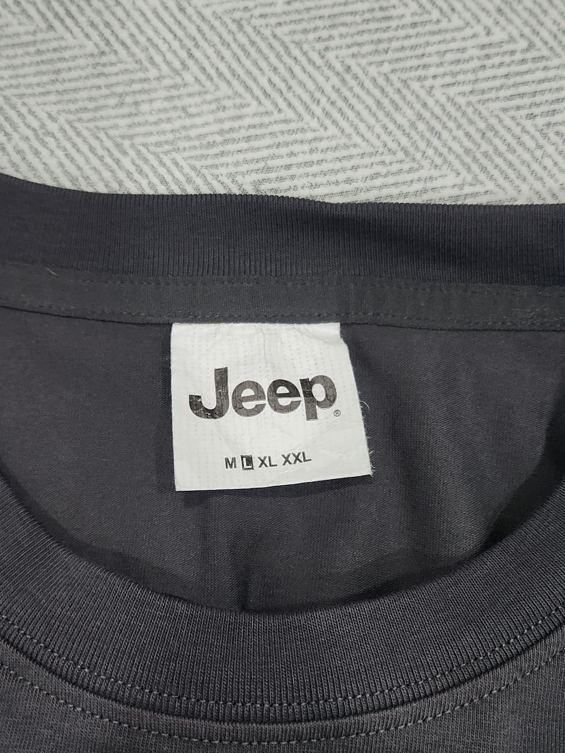 [L] 지프 Jeep 긴팔 티셔츠 롱슬리브 남성 L사이즈 다크그레이 상품이미지5