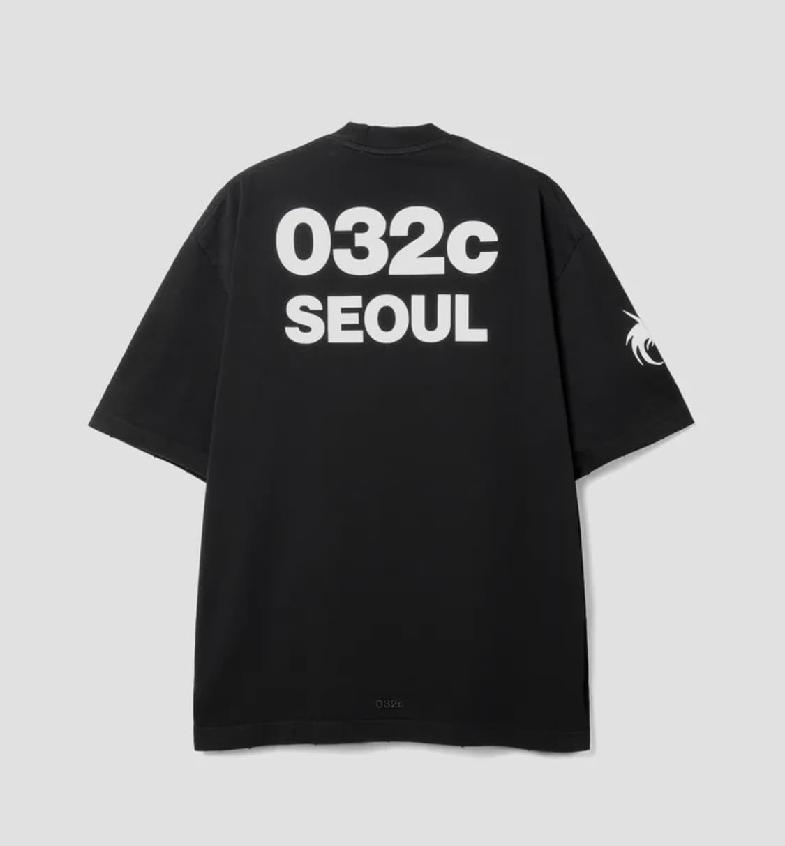 [판매] (xs-s) 032c 서울 티셔츠 워시드 블랙 상품이미지2