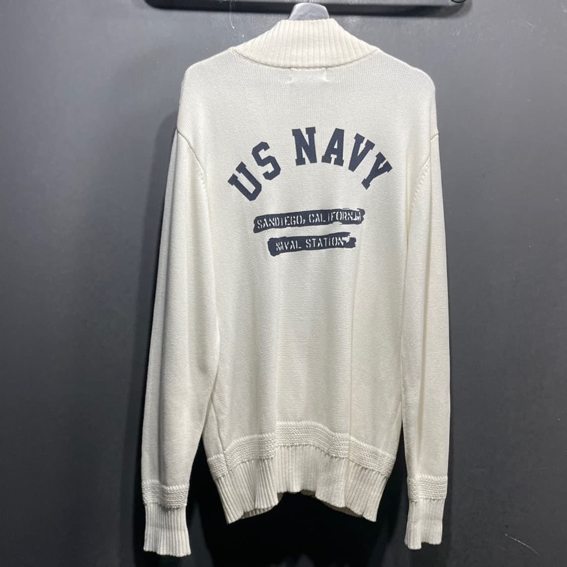 아비렉스 밀리터리 니트집업 상품이미지3