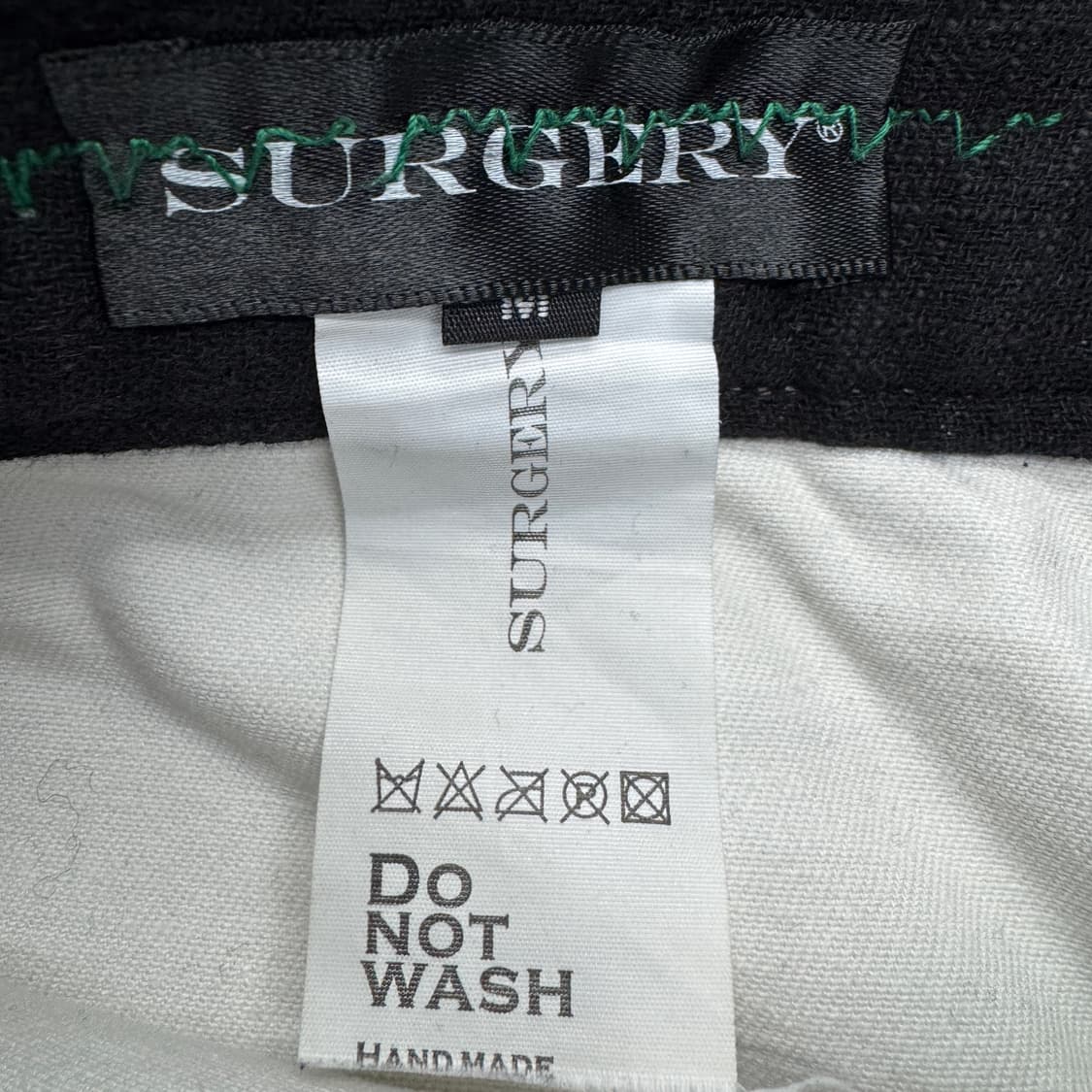 써저리 20FW 디스트로이드 데님팬츠 블랙 상품이미지10