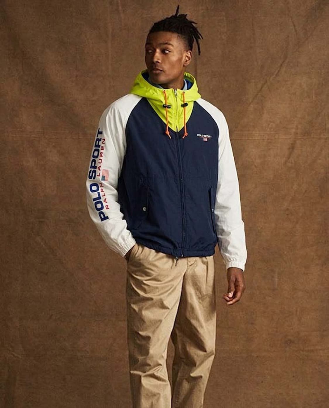 폴로 스포츠 lo-life 스펠아웃 블럭 윈드브레이커 자켓 상품이미지4