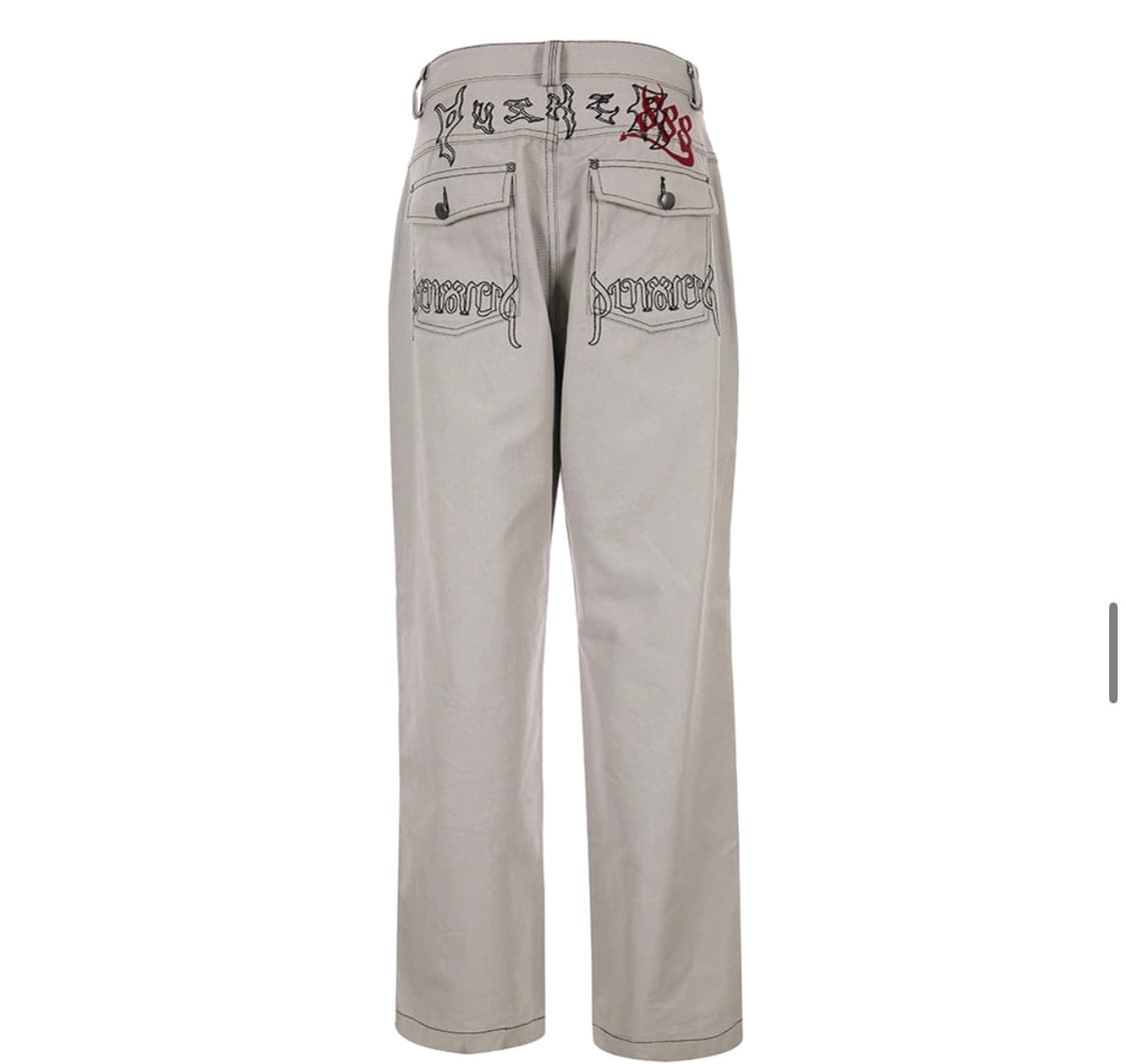 플리즈노팔로우 Devil Stitch Pants (Ice Grey) 상품이미지2