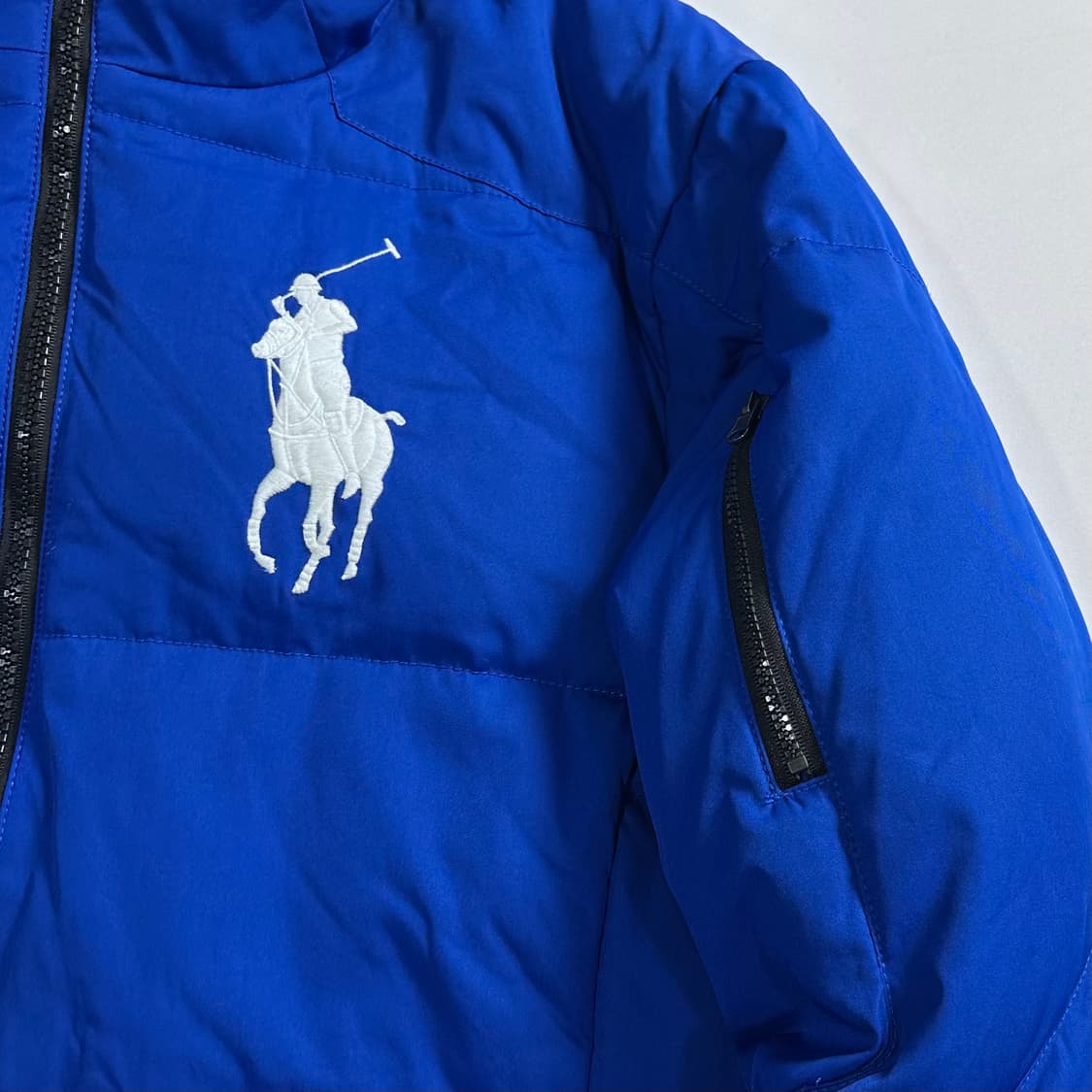 폴로 랄프로렌 보이스 빅포니 블루 패딩 상품이미지5