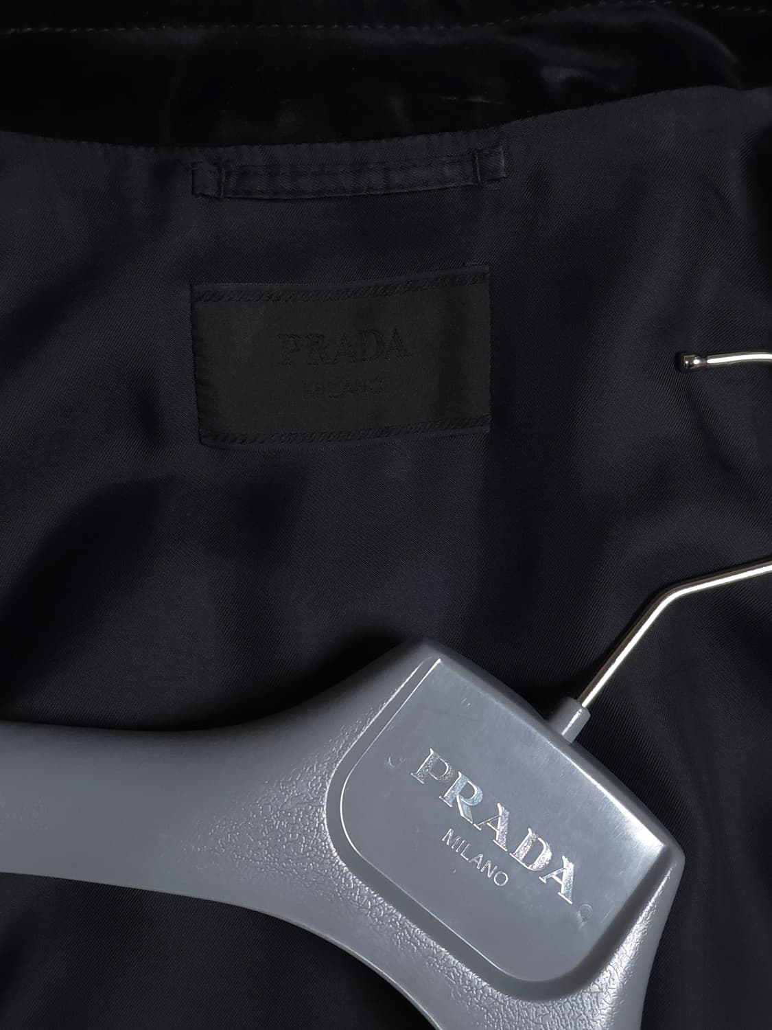 [L] 프라다 벨벳 블루종 자켓 블랙(SGB999) 상품이미지5