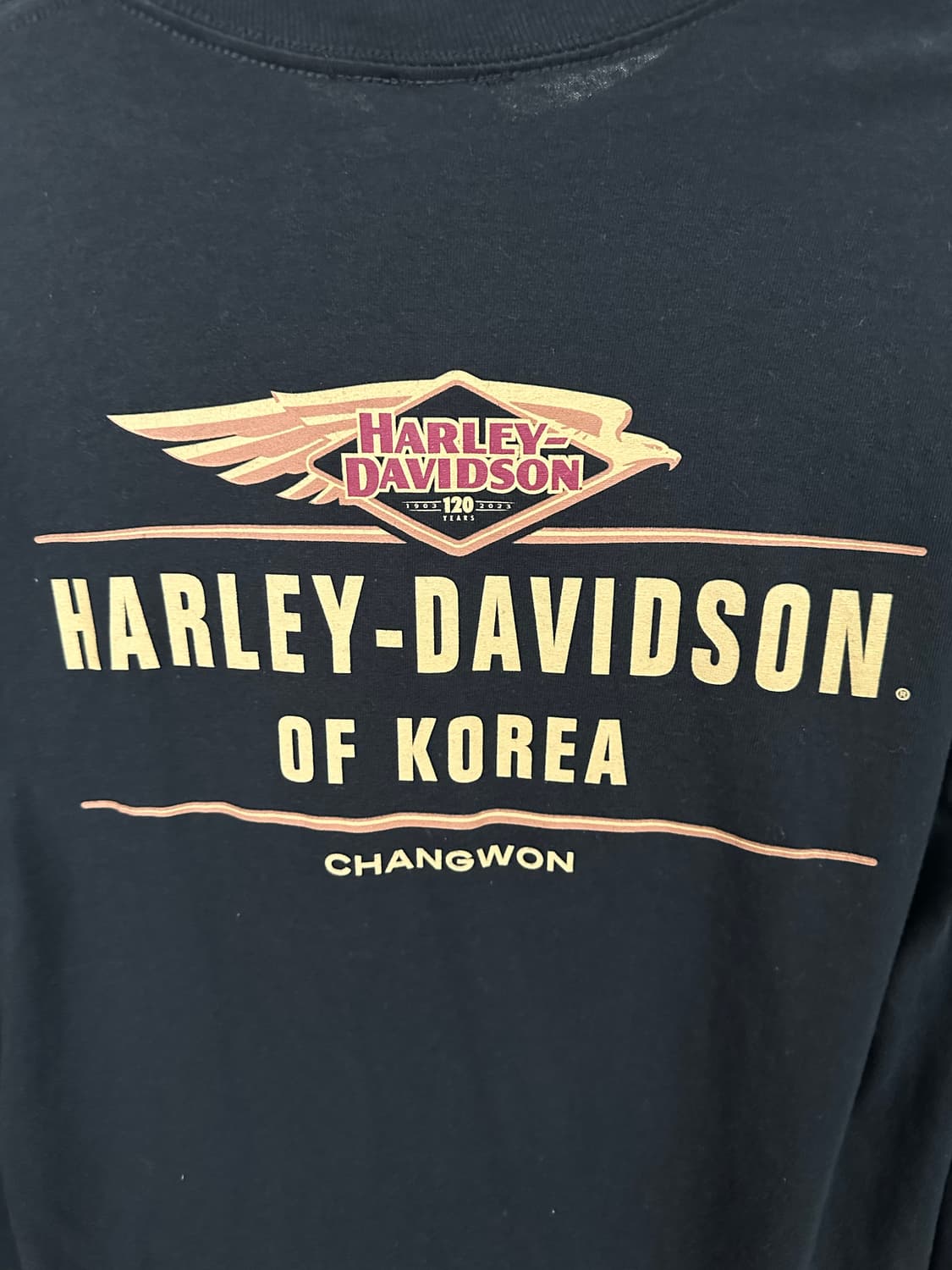 할리데이비슨 창원 긴팔 티셔츠 블랙 105-110 상품이미지5