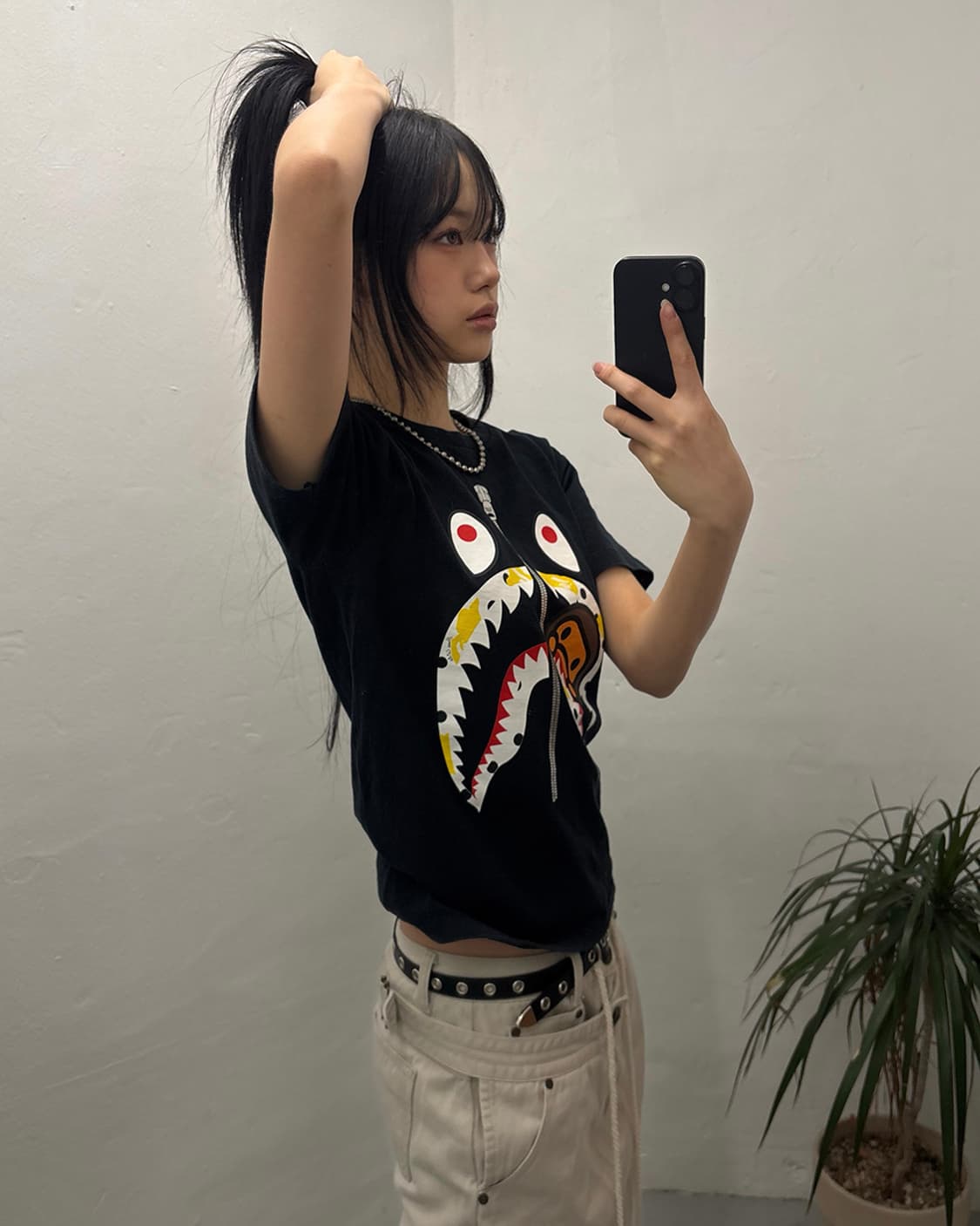 베이프 A BATHING APE Shark & Milo Tee 상품이미지2