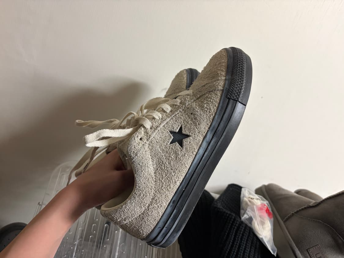 컨버스 원스타 프로 로우 스웨이드 에그렛 블랙 상품이미지5