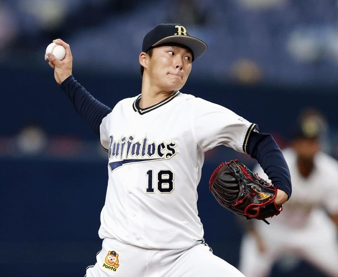 데상트 야마모토 요시노부 오릭스 버팔로스 홈 정품 유니폼 상품이미지8