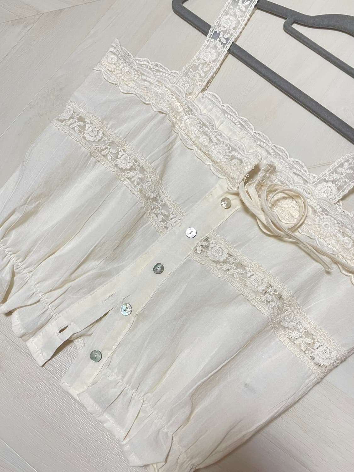 빈티지 나시블라우스 모리걸 히메갸루 상품이미지1