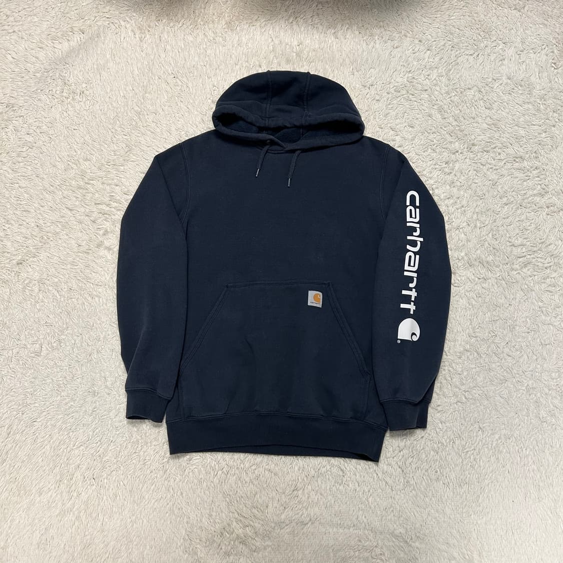 Carhartt Navy Hoodie 상품이미지4
