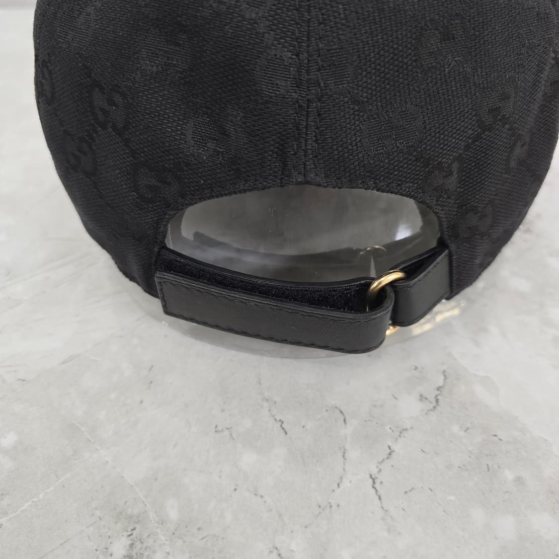 구찌 볼캡 모자 블랙 L사이즈 판매 상품이미지4