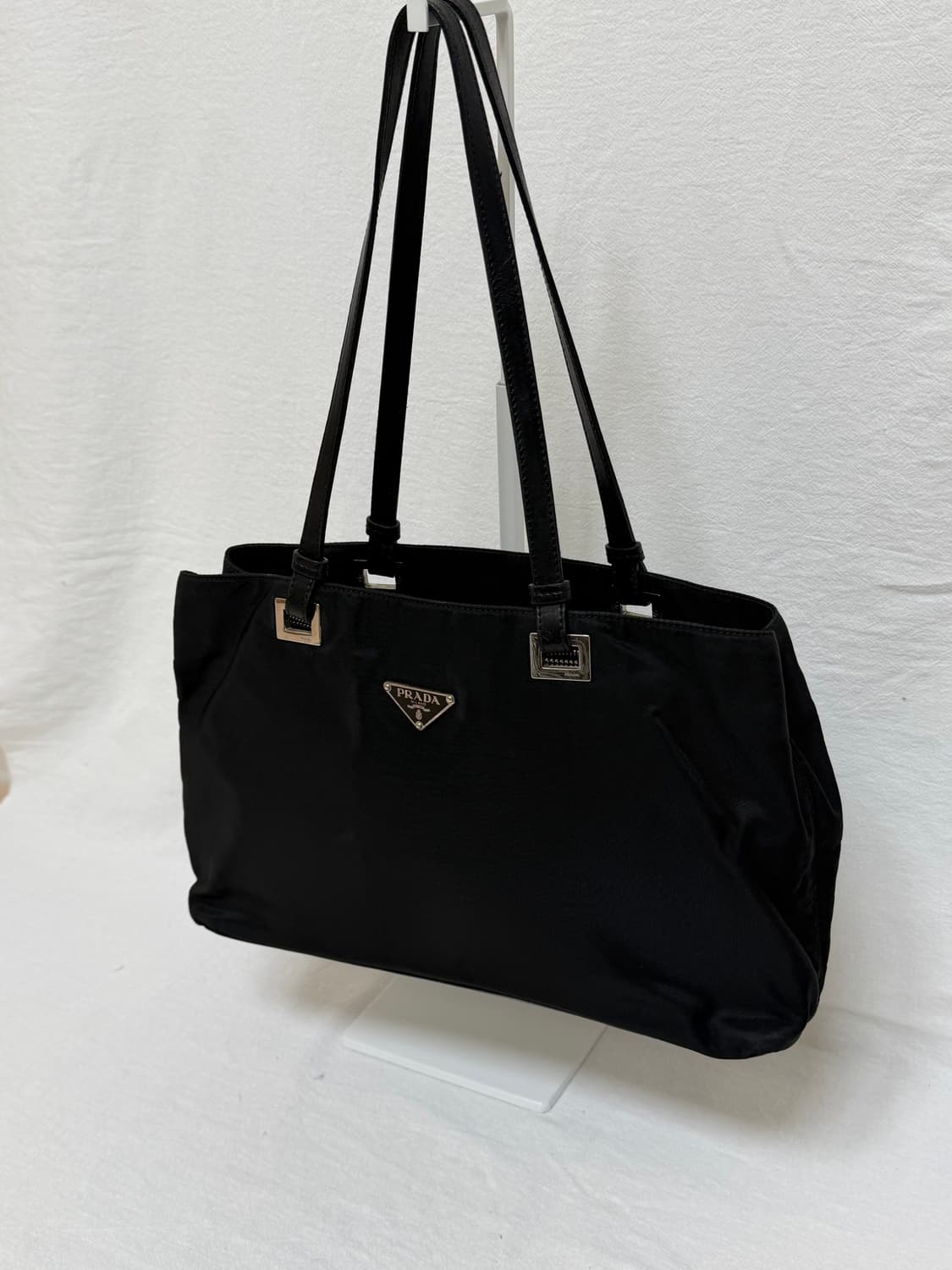 정품 프라다 포코노 나일론 블랙 토트백 숄더백 상품이미지4