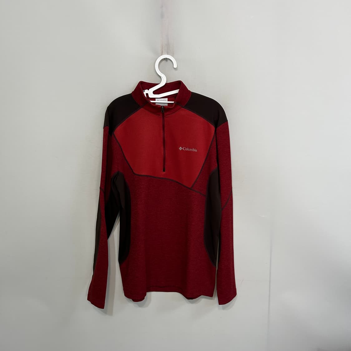 컬럼비아 남성 반집업 티셔츠 100 상품이미지1