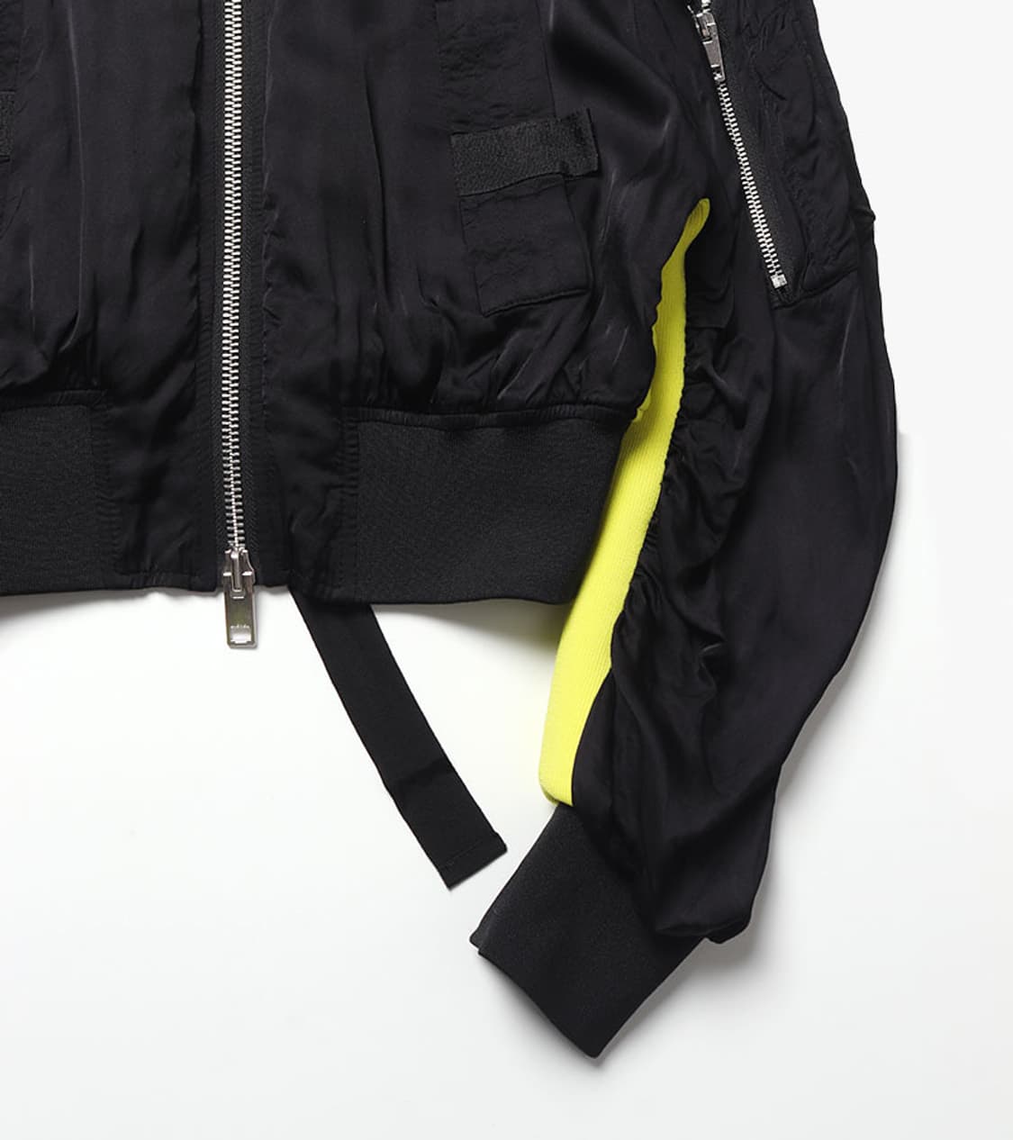DIESEL - SHIRRING CROP BOMBER JACKET 상품이미지4